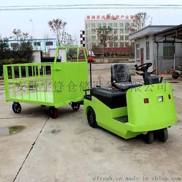 交流电动牵引车 座驾式电动牵引车 带拖车